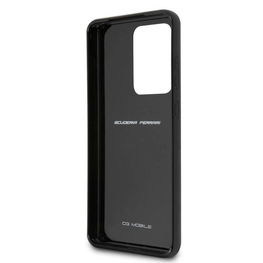 Ferrari anglies pluošto dėklas Samsung Galaxy S20 Ultra – juodas