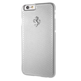 Ferrari perforuotas aliuminio dėklas iPhone 6/6S – sidabrinis