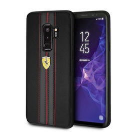 Ferrari juodas dėklas Samsung Galaxy S9 Plus telefonui