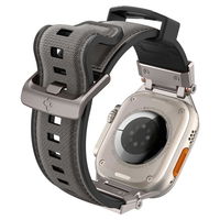 Spigen DuraPro Armor“ dirželis Apple Watch“ 44 / 45 / 46 / 49 mm laikrodžiams - pilkas