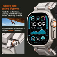 Spigen DuraPro Armor“ dirželis Apple Watch“ 44 / 45 / 46 / 49 mm laikrodžiams - pilkas