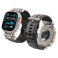 Spigen DuraPro Armor“ dirželis Apple Watch“ 44 / 45 / 46 / 49 mm laikrodžiams - pilkas