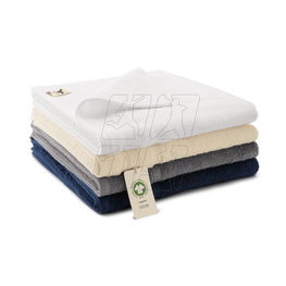Didelis unisex organinis rankšluostis (baltas)