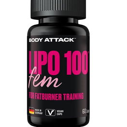 **Lipo 100 Fem riebalų degintojas – 60 kapsulių**