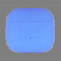 Silikoninis Decoded“ dėklas AirPods 4“ ausinėms – mėlynas