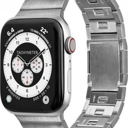 Metalinis Link 2.0“ dirželis Apple Watch 42/44/45/49 mm, sidabrinis