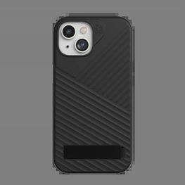 ZAGG Denali Snap MagSafe dėklas su stovu iPhone 15/14/13 – juodas