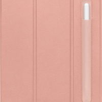 iPad 10.2 (7/8/9 gen.) dėklas Huex Folio su pieštuko laikikliu – rožinis
