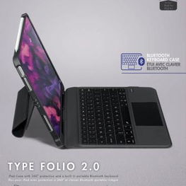 Laut Type Folio 2 dėklas su Bluetooth klaviatūra iPad Pro 11 M4 (2024) – juodas