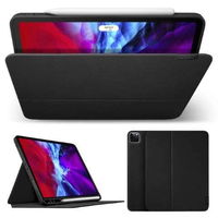 Prestige planšetės dėklas su Apple Pencil laikikliu iPad Pro 11, iPad Air 10.9 – juodas