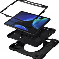 Apsauginis Shield Enduro“ dėklas su Apple Pencil“ laikikliu, skirtas iPad Pro 11“ (1–4 gen.) / iPad Air 10.9“ (4–5 gen.) – juodas