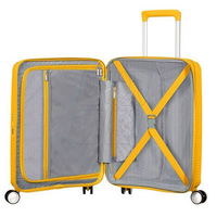 Lagaminas American Tourister Soundbox, geltonas, kabininis (SW1420966)