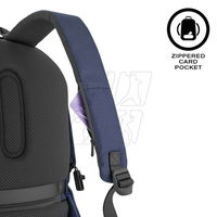 Kuprinė nuo vagysčių XD Design Bobby Soft mėlyna (SW1420956)