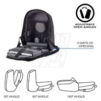 Kuprinė nuo vagysčių XD Design Bobby Hero juoda (SW1420930)