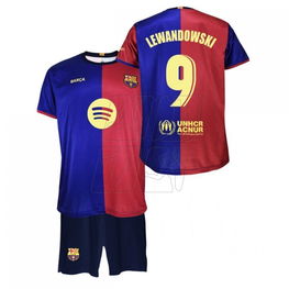FC Barcelona namų komplektas 2024/25 Lewandowski vaikams