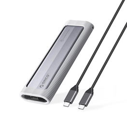 Išorinis SSD diskų dėklas USB-C 3.2 pilkas