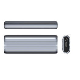 Išorinis SSD diskas M.2 NVMe USB-C 3.2 pilkas