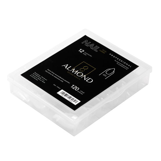 Viršutinės nagų formos almond, 120 vnt.