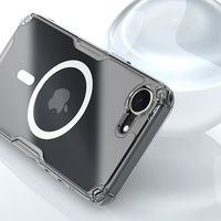 iPhone 16e permatomas magnetinis dėklas Nillkin Nature Pro
