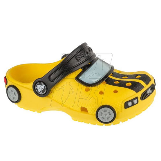 Vaikiškos šlepetės Crocs su lenktyninio automobilio dizainu