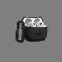Dėklas AirPods 3 ausinėms, juodas, atsparus smūgiams