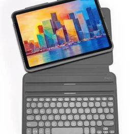 Klaviatūra dėklas iPad Pro 12.9 grafito spalvos