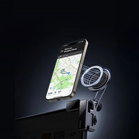 Telefono laikiklis automobiliui su magnetu pilkas