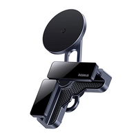 Telefono laikiklis automobiliui su magnetu pilkas