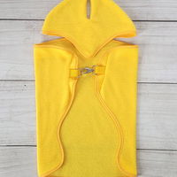 Hobby Horse geltona fleece antklodė ir ausinukai