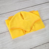Hobby Horse geltona fleece antklodė ir ausinukai