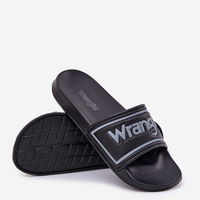 Šlepetės vyrams juodos WRANGLER (BSB36757)