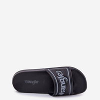 Šlepetės vyrams juodos WRANGLER (BSB36757)
