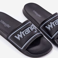 Šlepetės vyrams juodos WRANGLER (BSB36757)