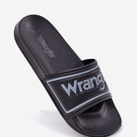Šlepetės vyrams juodos WRANGLER (BSB36757)
