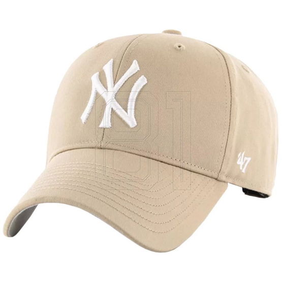 Kepurė vaikams su snapeliu New York Yankees, smėlio spalvos
