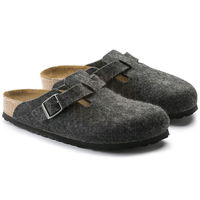 Tamsiai pilkos patogios šlepetės Birkenstock Boston (SW1377734)
