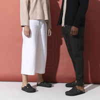 Tamsiai pilkos patogios šlepetės Birkenstock Boston (SW1377734)