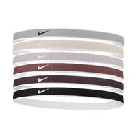 Sportinės plaukų juostelės Nike, 6 dalių rinkinys
