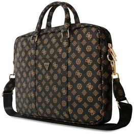 Nešiojamojo kompiuterio krepšys Guess, juodas, 16″, su logotipu (HRT192146)