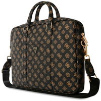 Nešiojamojo kompiuterio krepšys Guess, juodas, 16″, su logotipu (HRT192146)