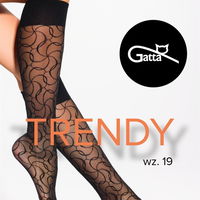 Kojinės moterims ilgos Trendyline raštuotos (WGA215469)
