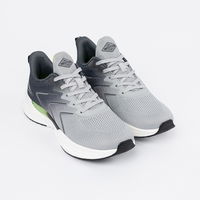 Sportiniai bateliai pilki su žalia detalė (POL86449)