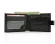 Elegant black leather wallet SOLIER SW03