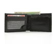 Elegant black leather wallet SOLIER SW03B