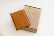 Elegant brown leather wallet SOLIER SW01