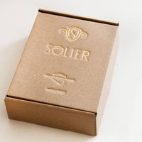Elegantiškas šviesiai rudas odinis diržas SOLIER SB10 (MRL19582)