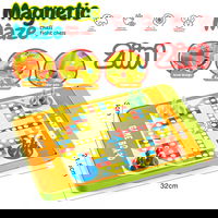Magnetinis 2 viename labirintas ir kinų šaškės žaidimas