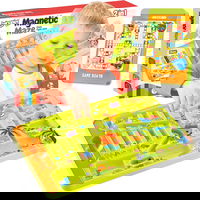 Magnetinis 2 viename labirintas ir kinų šaškės žaidimas