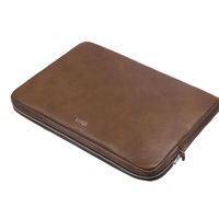 Natūralios odos nešiojamojo kompiuterio dėklas 15' Solier Vintage Brown