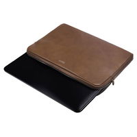 Natūralios odos nešiojamojo kompiuterio dėklas 13' Solier SA23 Vintage Brown